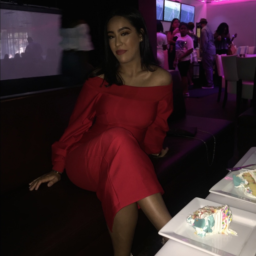 Red Custom Made Dress